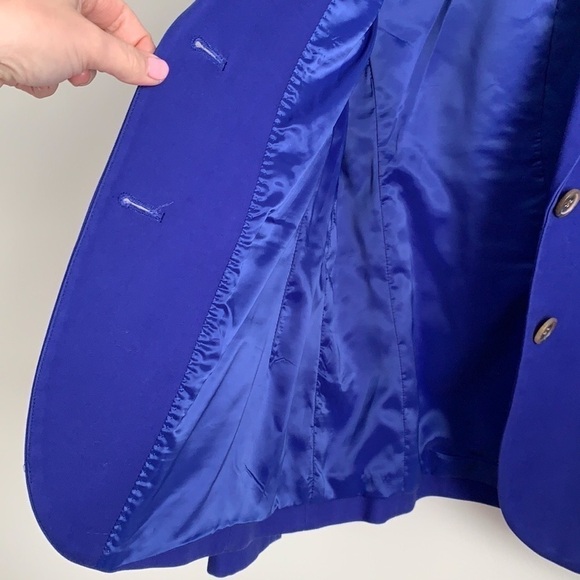J.Crew Royal Blue Blazer 4 Cotton - Picture 9 of 12